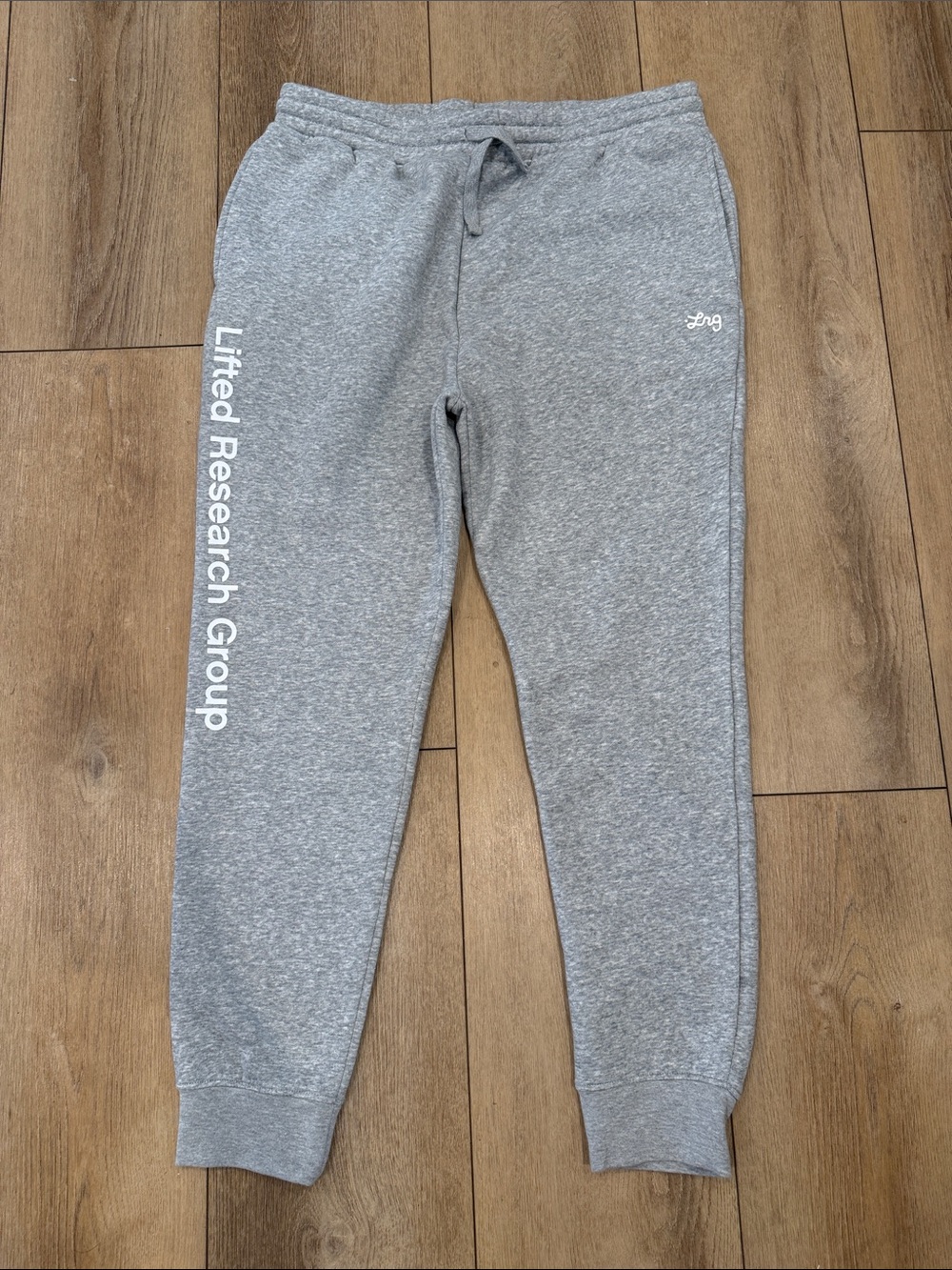 LRG Gray Logo Jogger Sweatpants